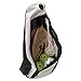 Wolfe Professional Pickleball Sling Bag - Crossbody Backpack for Women & Men - Zipper Pockets with Headphone Anti-Theft Wire Bag (Red)