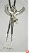 Large Sterling Silver Eagle Bolo by Alvin Vanderver, #10883