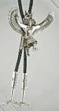 Large Sterling Silver Eagle Bolo by Alvin Vanderver, #10883