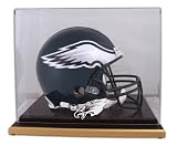 Philadelphia Eagles Wood Base Helmet Logo Display Case