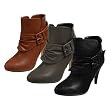 Glaze by Adi High Heel Side Buckle Accent Boot Glaze by Adi High Heel Side Buckle Accent Boot