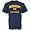 Russell Michigan Wolverines Navy Blue Dad T-shirt