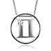 Zodiac Sign Gemini Silver Diamond Pendant Necklace (HI, SI3-I1, 0.05 carat) - All 12 Signs Available