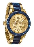 Nixon 42-20 Chrono Watch Gold/Royal Granite, One Size