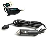 CHARGERCITY® OEM CAR CHARGER VEHICLE POWER CABLE ADAPTER CORD FOR GARMIN NUVI 600 610 650 660 670 680 750 755T 760 765T 770 775T 780 785T 850 855 880 885 5000 GPS COMPARABLE TO GARMIN 010-10747-03 W/FREE CHARGERCITY MICRO SD CARD READER. **INCLUDE MANUFACTURE DIRECT REPLACEMENT WARRANTY **