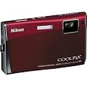 Nikon Coolpix S60 10MP Digital Camera with 5x Optical Vibration Reduction (VR) Zoom (Crimson Red)