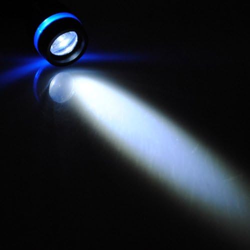 Adjustable Bike Head Light LED Zoom Focus Headlamp (Red)