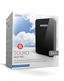 Hitachi Touro Desk Pro 1TB externe Festplatte (8,9 cm (3,5 Zoll), 7200 rpm, 9 ms, 32MB Cache, USB 2.0) schwarz