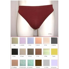 Mens Thong Underwear Cotton/Lycra in 19 colors! BRAND NEW STYLE