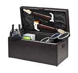 LevelUp Stash Universal Double Gaming Storage Ottoman Espresso