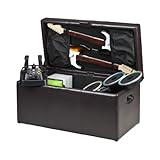 LevelUp Stash Universal Double Gaming Storage Ottoman Espresso