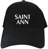 CAPS BLACK EMBROIDERY  SAINT ANN SIMPLE WORD  JAMAICA