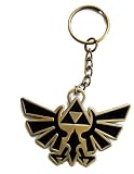 Nintendo Zelda Mens Black Keychain