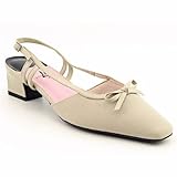 Life Stride Margot Flats Slingbacks Shoes Beige Womens