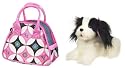 Fur Real Friends Teacup Pups - King Charles Black and White