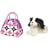 Fur Real Friends Teacup Pups - King Charles Black and White