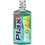 Plax Advanced Formula Plaque Loosening Rinse, Soft Mint, 24 Fluid Ounce 
 (Pack of 12)