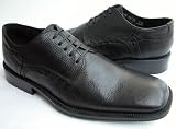 Kenneth Cole Reaction Mens Black Paper Pane Oxfords Dress Shoes 11.5