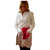 American Hostess Handy Dandy Removable Towel Apron, Red Cherry Pattern by 