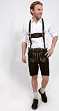 Trachtenset MarvinBeppo urigantik Trachten Set 5tlg. H-Träger, Hemd Größe M, Hose Größe 52