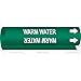 Brady 5783-O, 92637 High Performance - Wrap Around Pipe Marker, (Pack of 25 pcs)