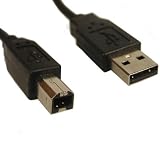 5 Metre USB High Speed 2.0 A to B Printer Cable Lead 5m - Black