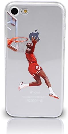 NBA Phone Case NBA Star Soft Tpu Phone Back Cover Michael Jordan LeBron James Phone Cover Coque for Iphone 7 4.7 inch(05) (02)