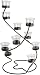 Boston Warehouse Spiral Umbrella Lights