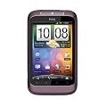 HTC Wildfire S Smartphone 8,13cm (3,2 Zoll) WVGA Touchscreen, Android OS, 5.0 Megapixel Kamera) purple