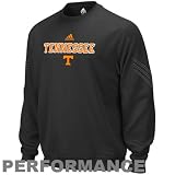 adidas Tennessee Volunteers Black Coaches Sideline Pin Dot Performance Sweatshirt