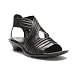 Rieker Antistress Valerie 69252 Women's Ankle Strap Sandals, Black
