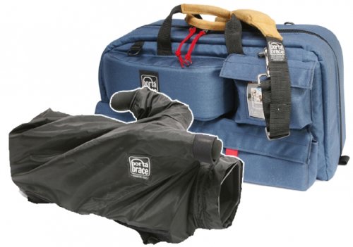 Portabrace CTC-3B/QSM-E2 Traveler Camera Case with Rain Cover (Black)
