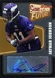 Jaymar Johnson Autographed / Signed 2008 Topps Bowman Signs of the Future Minnesota Vikings Football Rookie Card
