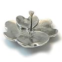 Pewter Ring Holder - Dogwood Flower