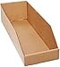 Aviditi Corrugated Cardboard Storage Bins, 6