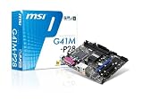 MSI LGA 775 Intel G41 1 PCIEx16/1 PCIEx1/1 PCI Micro-ATX Motherboard G41M-P28