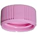 Chemglass CLS-3005-004 Microtube Flat Top Closure with O-Ring, Lilac (Pack of 1000)