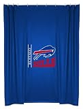 Best Quality Locker Room Shower Curtain - Buffalo Bills NFL /Color Bright Blue Size 72 X 72