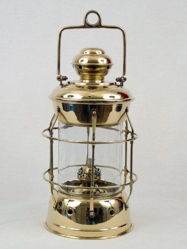 Brass Admiral Nelson Oil Lamp 14