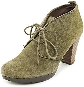 Giani Bernini Women's Olot Lace -Up Ankle Booties in Olive Size 9.5