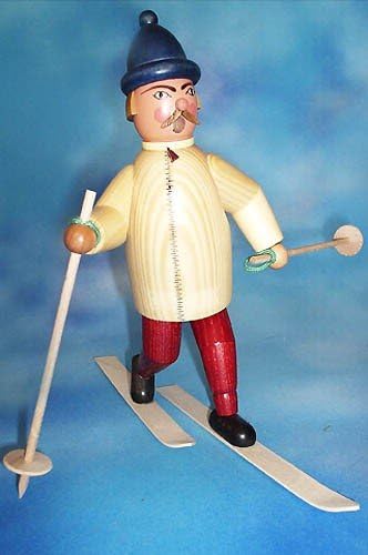 Skier Smoking Men, Erzgebirge