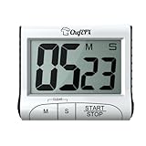 Digital Kitchen Timer with Magnet - Heavy Duty With Large Display, Loud Alarm, Magnetic Strip and Small Clip on Back - Countdown and Count Up in Minutes and Seconds - Simple, Easy to Use, White Pocket Sized Timer - Best For Egg Timer, Cooking, Sports, Classroom, School or Kids - Bonus FREE Recipe eBooks - Battery Included - 100% RISK-FREE LIFETIME MONEY BACK GUARANTEE!