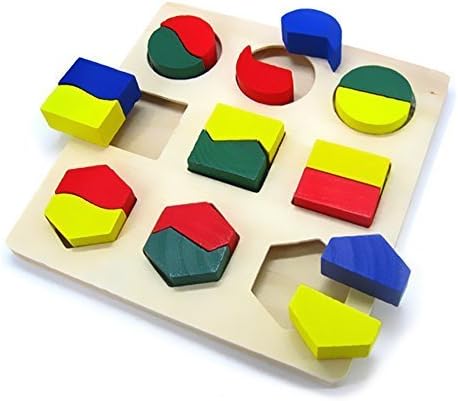 Xinjiechuang Wooden Wisdom Geometric Puzzle Board Educational Toys Children'Toys for Children Early Education