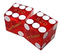 2 19mm Hyatt Regency Casino Precision Dice - Used in Actual Casino
