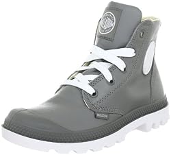 Palladium BLANC HI LEA 72901-044-M, Unisex - Erwachsene Stiefel, Schwarz (METAL/WHITE), EU 43 (UK 9)