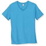 IMAGE OF Hanes Women's Relax Fit Jersey V-Neck Tee 5.2 oz 5780-3XL-Lavender