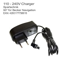 230V Netzteil Becker. Steckerlader 230V mit 90� Spezialstecker f�r Z107 Z108 Z109 Z113 Z115 Z116 Z117 Z213 Z 215 Z217 43 Traffic Ready Active.. Ladeger�t 110 - 240 Volt