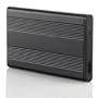2,5� Externes Geh�use USB 3.0 f�r SATA I/II/III Notebook Festplatten und passend f�r jede SSD - Schwarz - stabiles Aluminium - optimale K�hlung