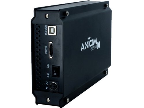 New AXIOM MEMORY SOLUTION LC 250GB USB 3.5 EXTERNAL HARD DRIVE E-SATA Data Transfer Rate 480 Mbps