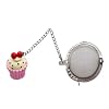 Tea Infuser Ball with Cupcake - Strawberry